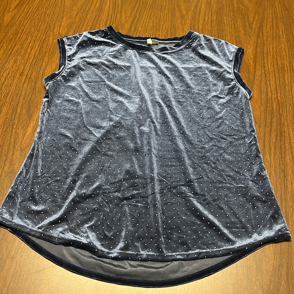 Elle velvet‎ top, size medium